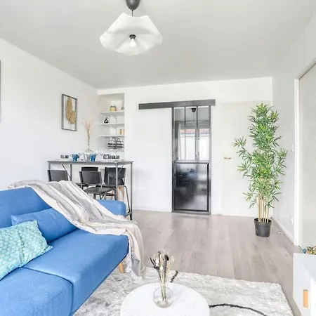 Apartment Le Majestic Blue - Metro 8/hopital Henri Mondor