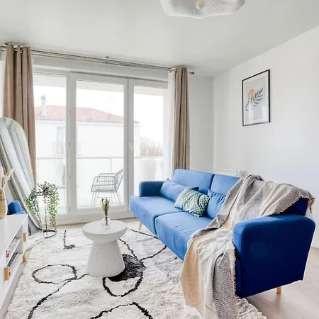 Le Majestic Blue - Metro 8/hopital Henri Mondor Apartment Creteil